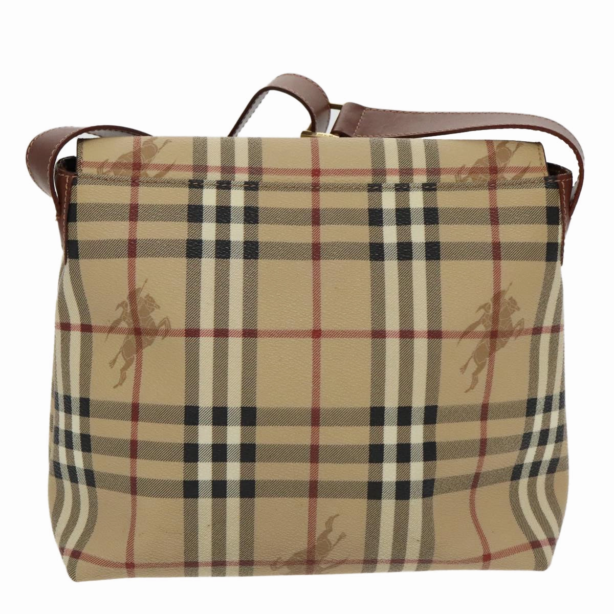 Burberry Nova Check  Canvas Shoulder Bag (Pre-Owned)