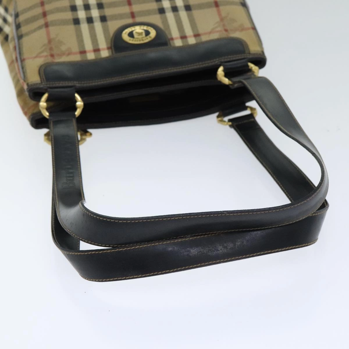 Burberry Nova Check  Canvas Shoulder Bag (Pre-Owned)