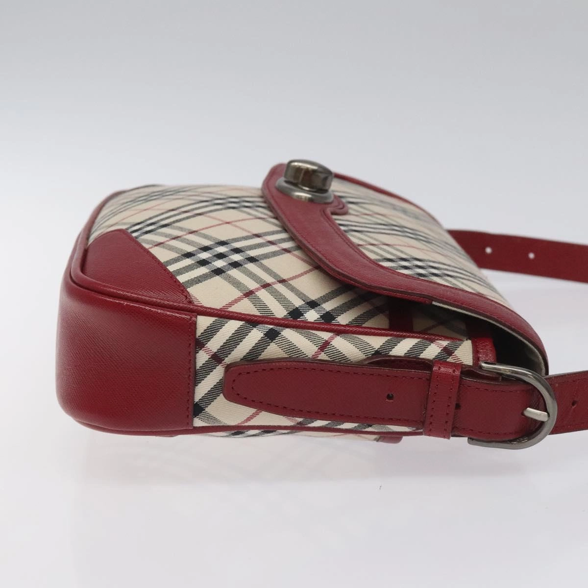 Burberry Nova Check Canvas Shoulder Bag (Pre-Owned)