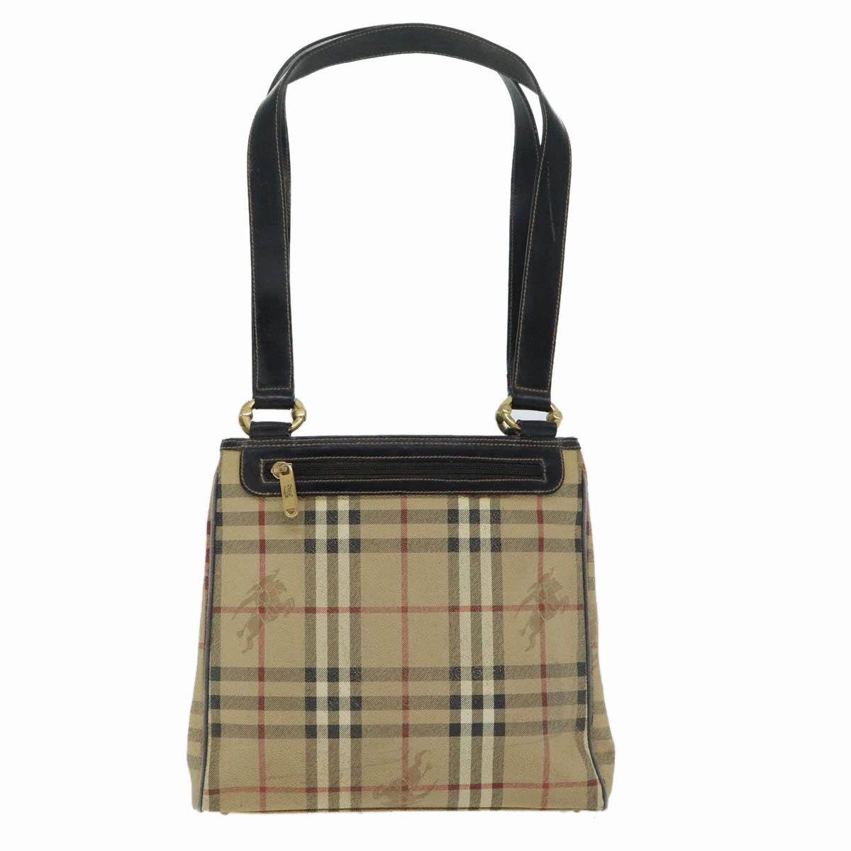 Burberry Nova Check  Canvas Shoulder Bag (Pre-Owned)