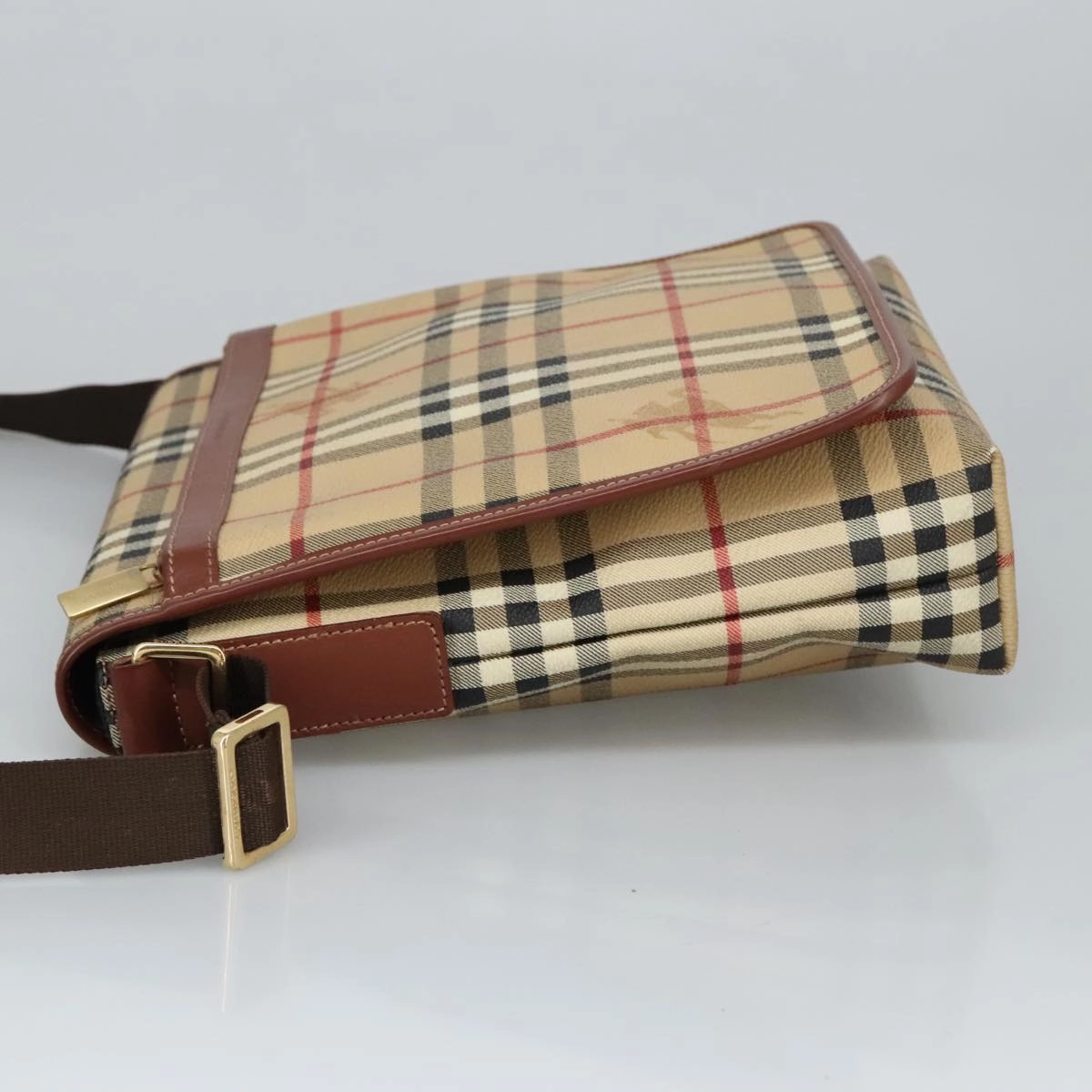 Burberry Nova Check  Canvas Shoulder Bag (Pre-Owned)