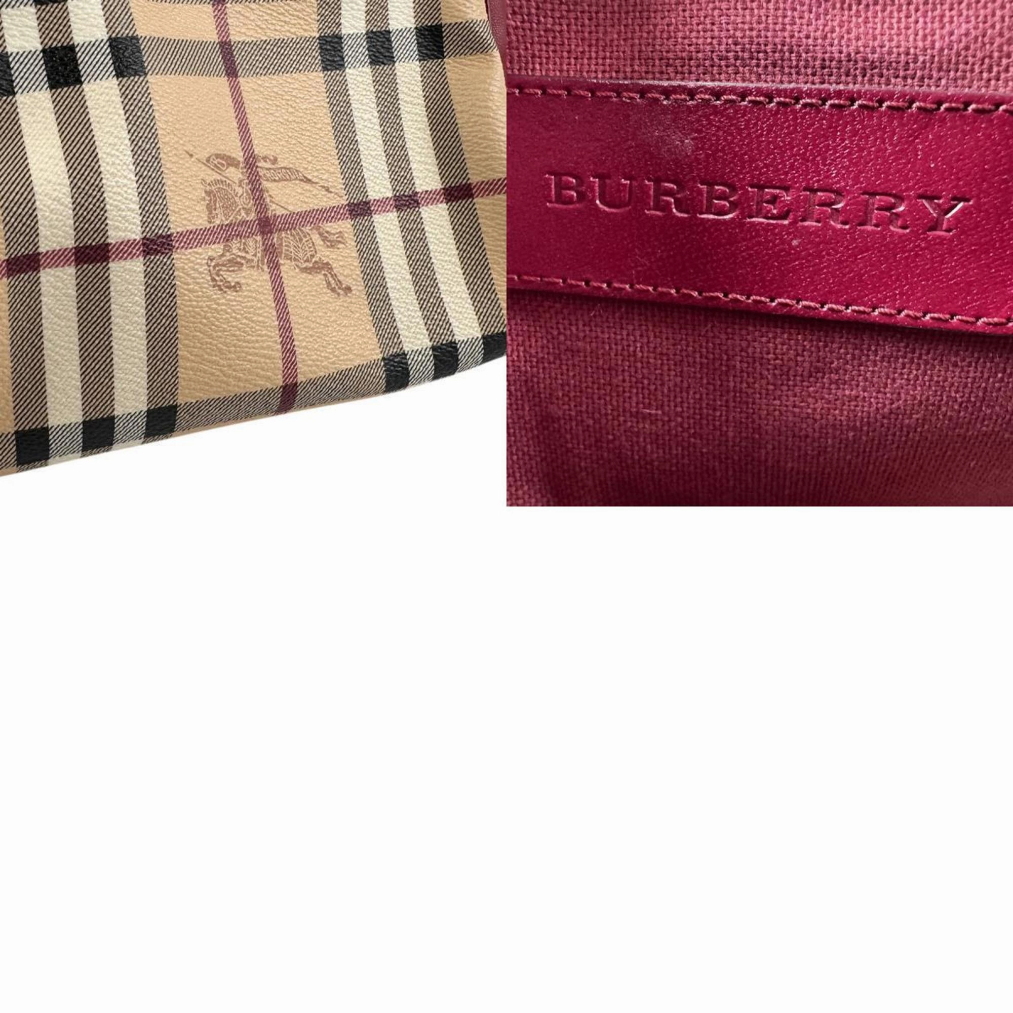 Burberry  Pvc Leather Shoulder Bag (Pre-Owned)