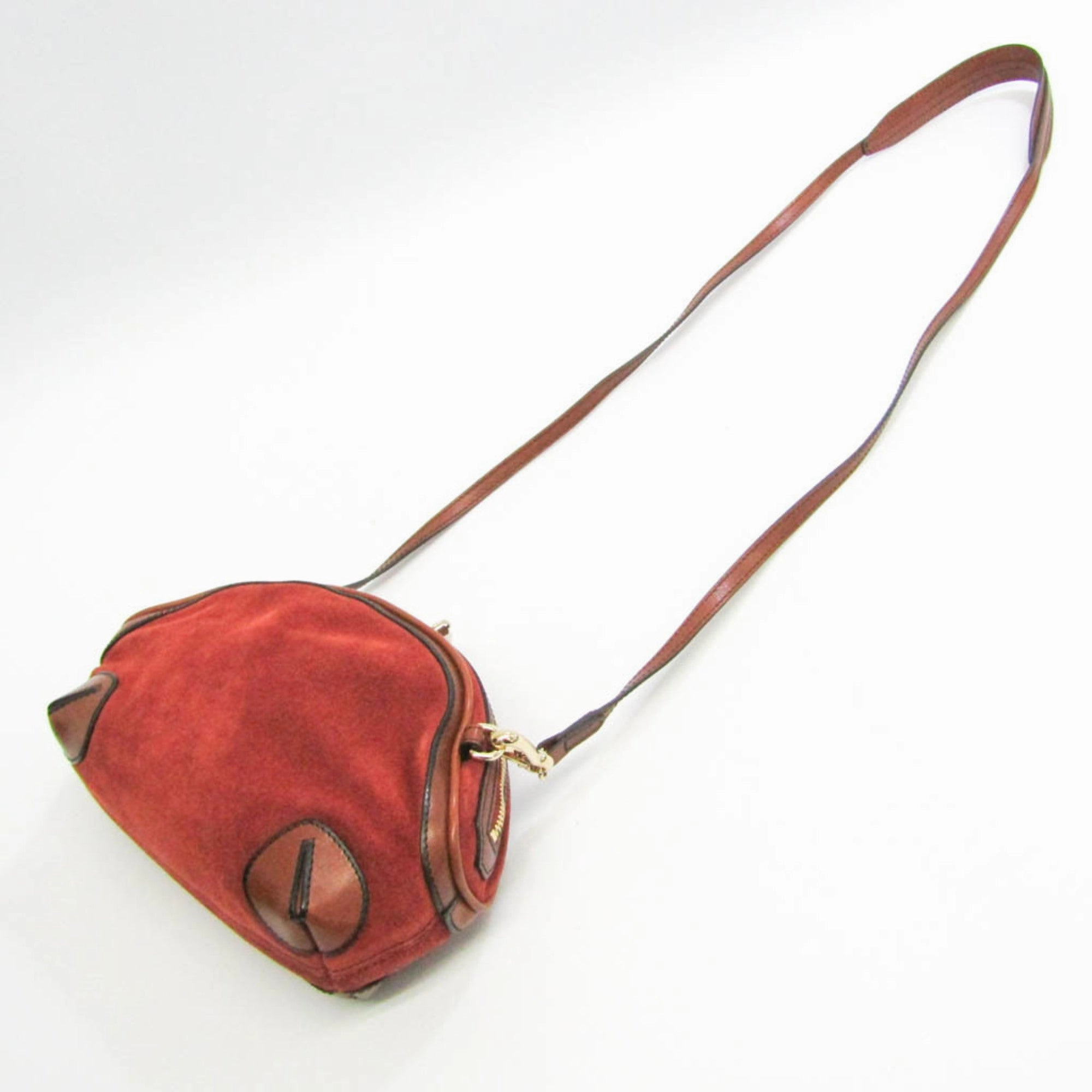 Burberry  Suede Shoulder Bag (Pre-Owned)