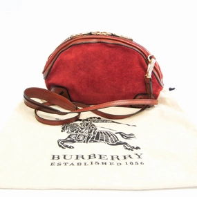 Burberry  Suede Shoulder Bag (Pre-Owned)