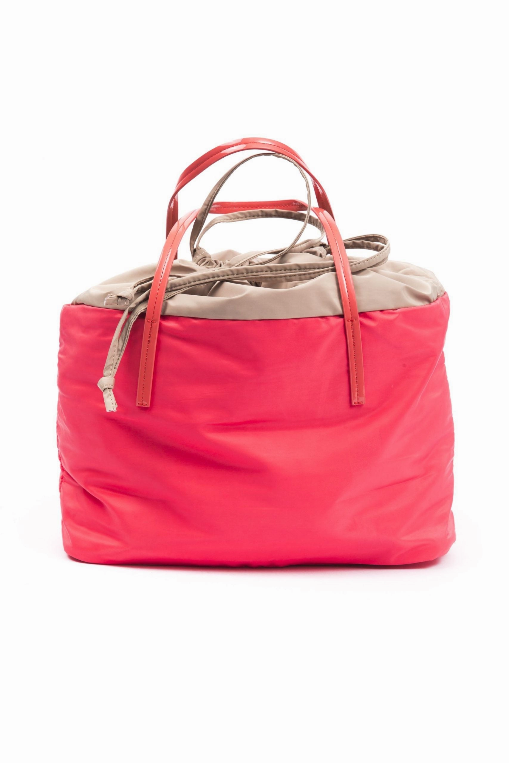 BYBLOS Elegant Fabric and Patent Shopper Women's Tote
