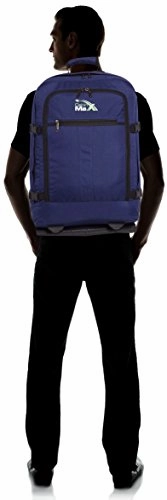 Cabin Max Lyon Carry On Bag with Wheels - 22x14x9 Very Lightweight at Just 3.7lbs 44L - Carry On