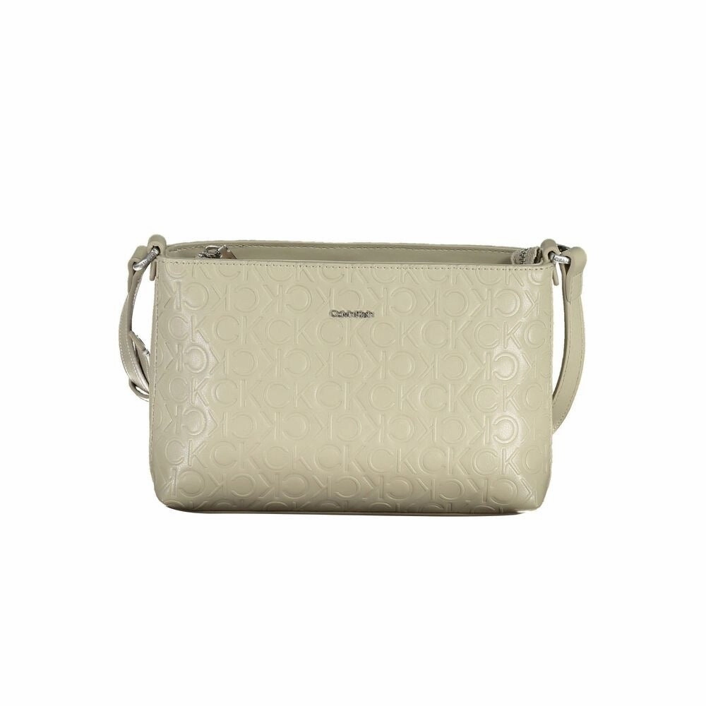 Calvin Klein Beige Polyester Women's Handbag