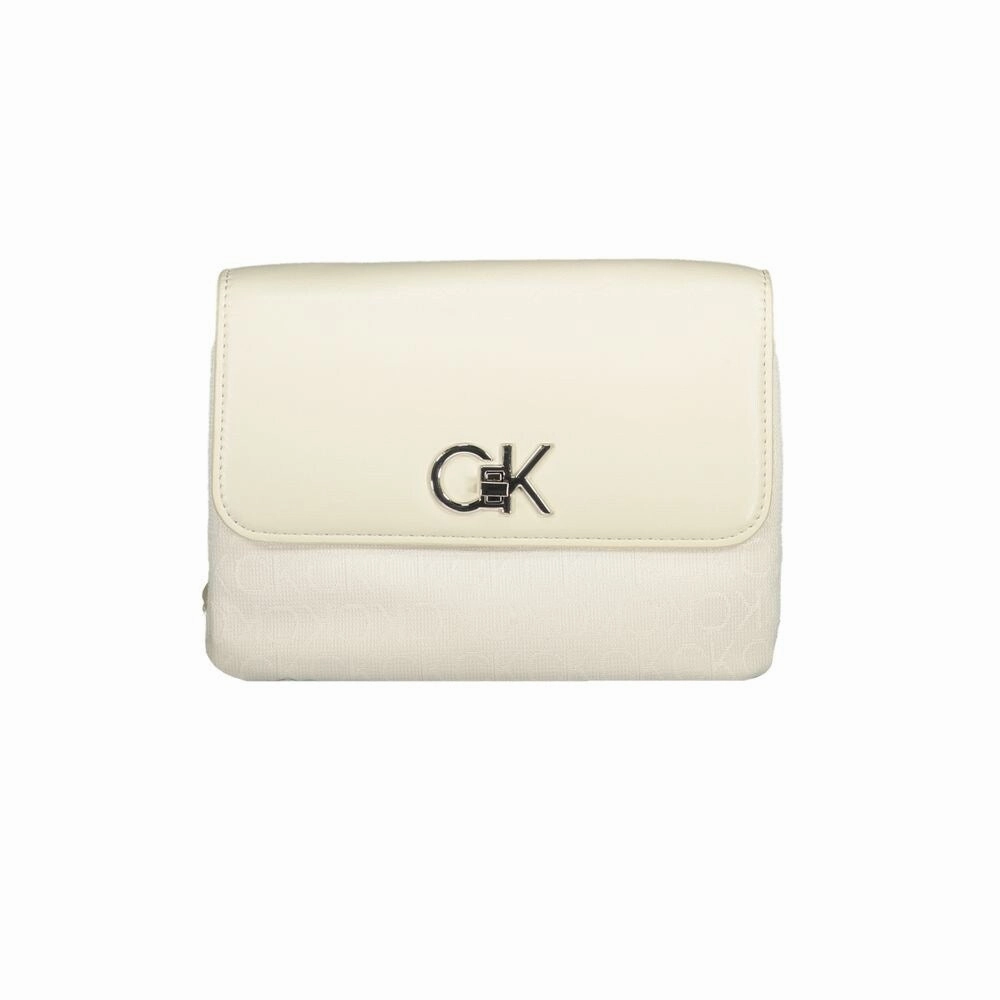 Calvin Klein Beige Polyester Women's Handbag