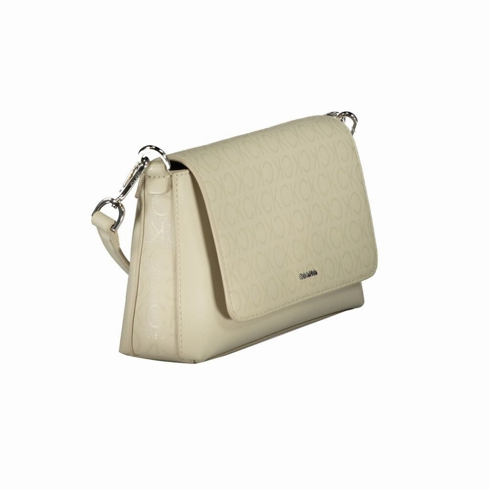 Calvin Klein Beige Polyester Women's Handbag