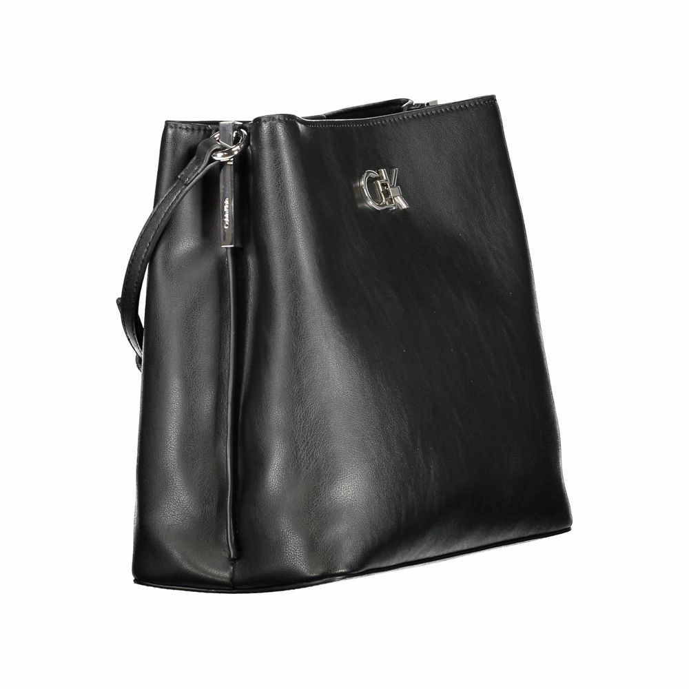 Calvin Klein Black Polyester Women Handbag