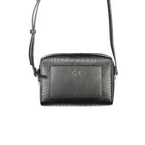 Calvin Klein Black Polyester Women's Handbag