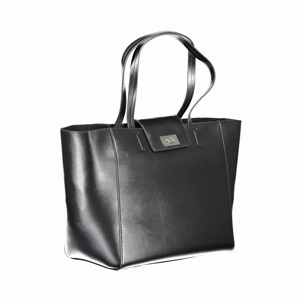 Calvin Klein Black Polyester Women's Handbag