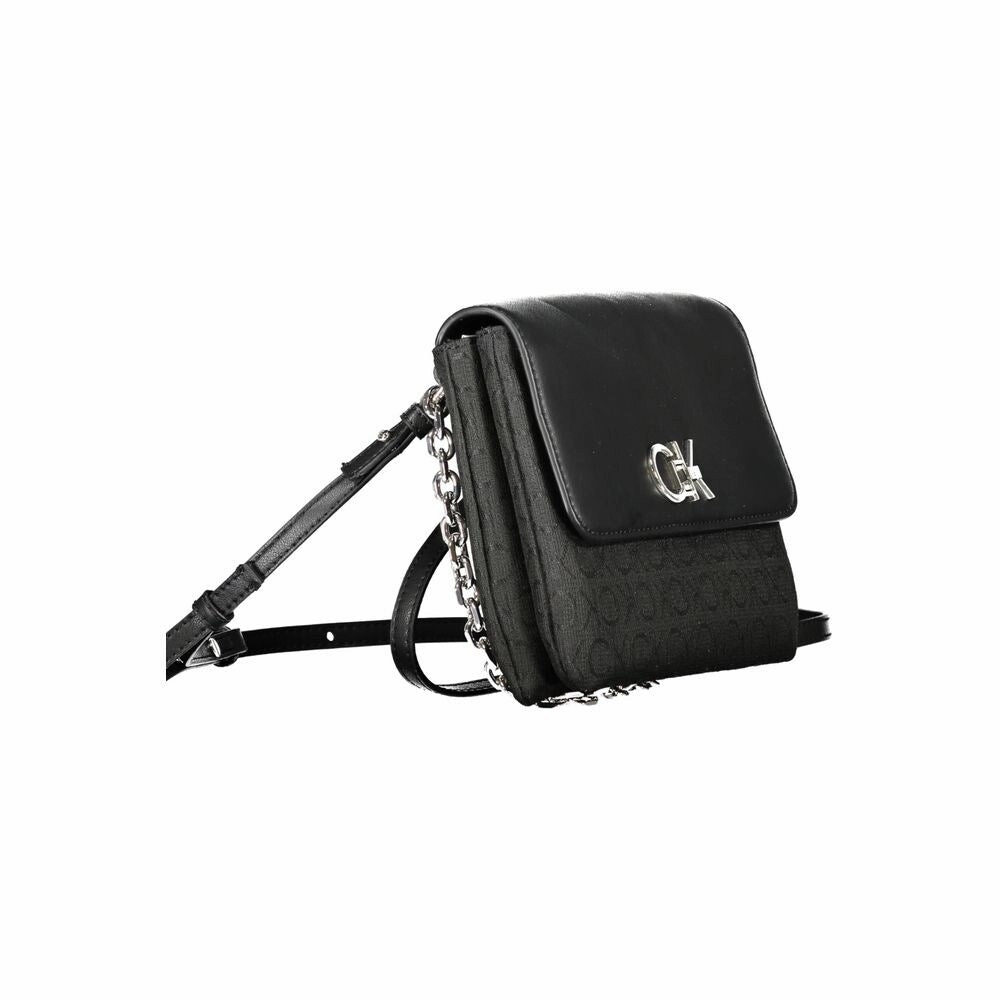 Calvin Klein Black Polyester Women's Handbag