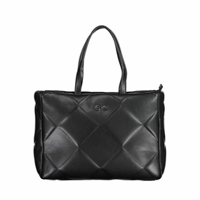 Calvin Klein Black Polyester Women's Handbag