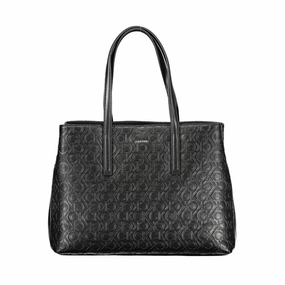 Calvin Klein Black Polyester Women's Handbag