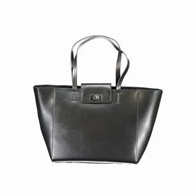 Calvin Klein Black Polyester Women's Handbag