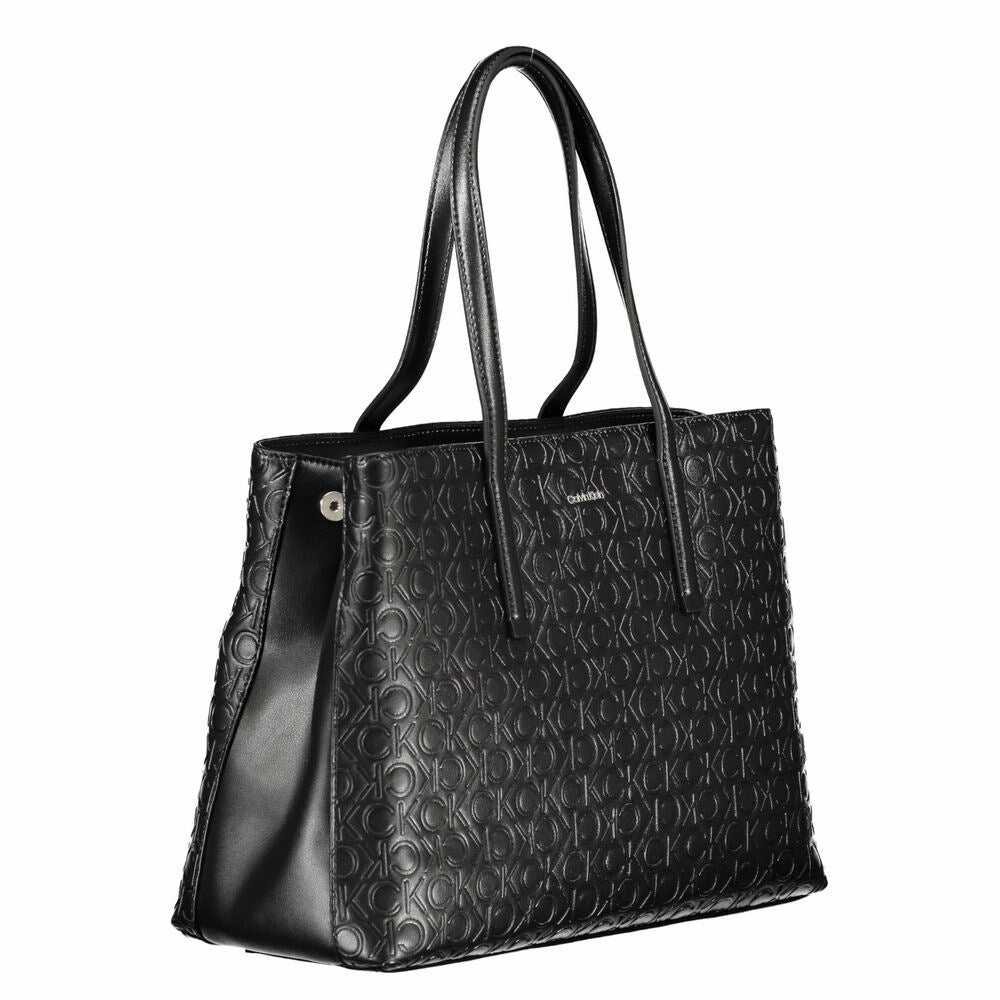Calvin Klein Black Polyester Women's Handbag