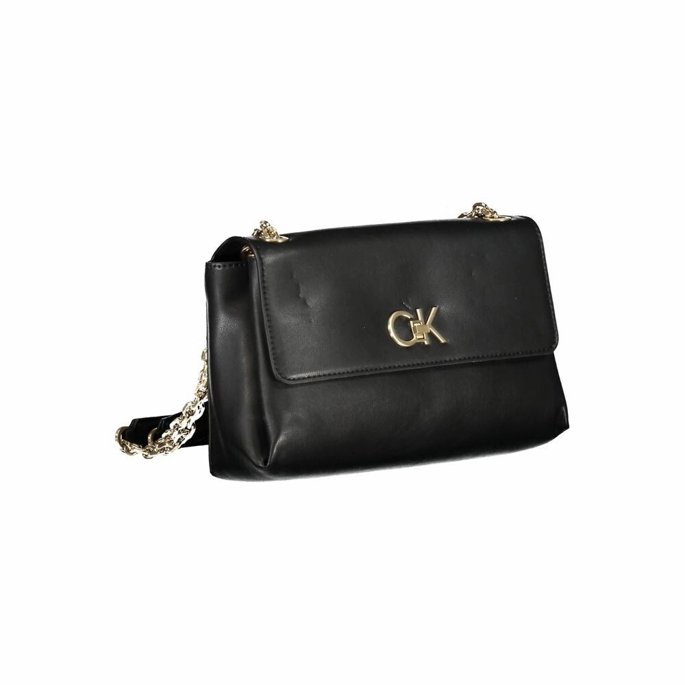 Calvin Klein Black Polyester Women's Handbag