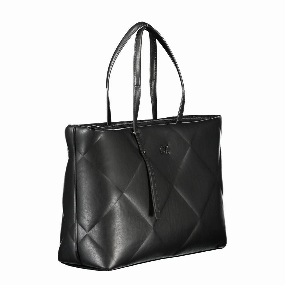 Calvin Klein Black Polyester Women's Handbag