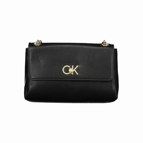 Calvin Klein Black Polyester Women's Handbag