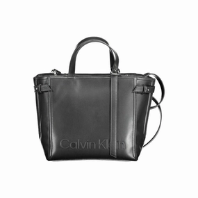 Calvin Klein Black Polyester Women Women's Handbag