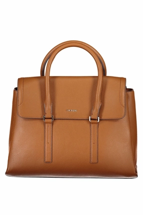 Calvin Klein Brown Polyethylene Women Handbag