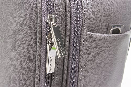 Calvin Klein Cold Spring Case Laptop Briefcase, Grey, One Size