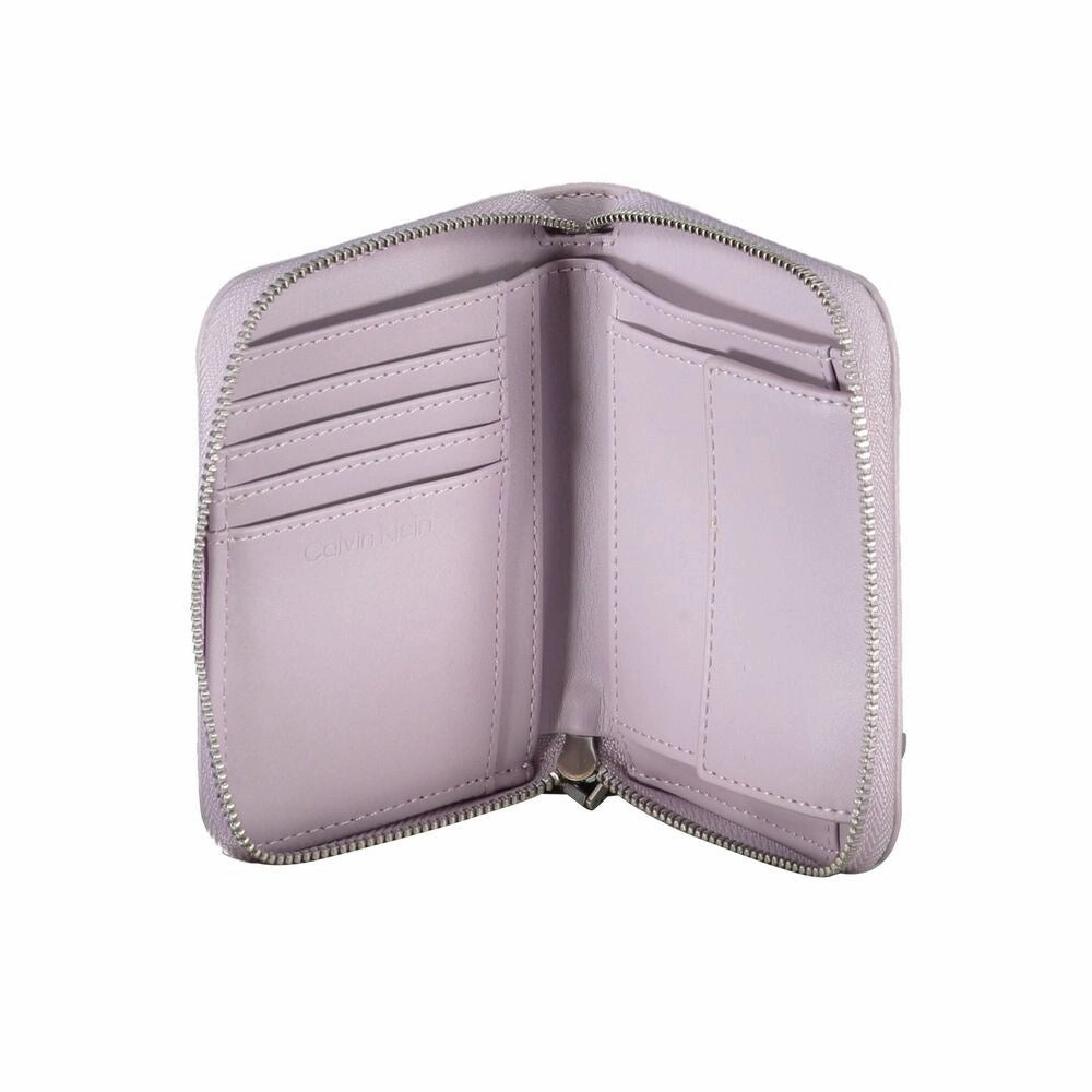 Calvin Klein Elegant Purple RFID Wallet with Card Women's Slots