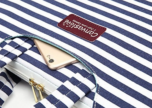 Canvaslove Breton Top Canvas Laptop Shoulder Messenger Bag Case Sleeve Briefcase 15 Inch For 14