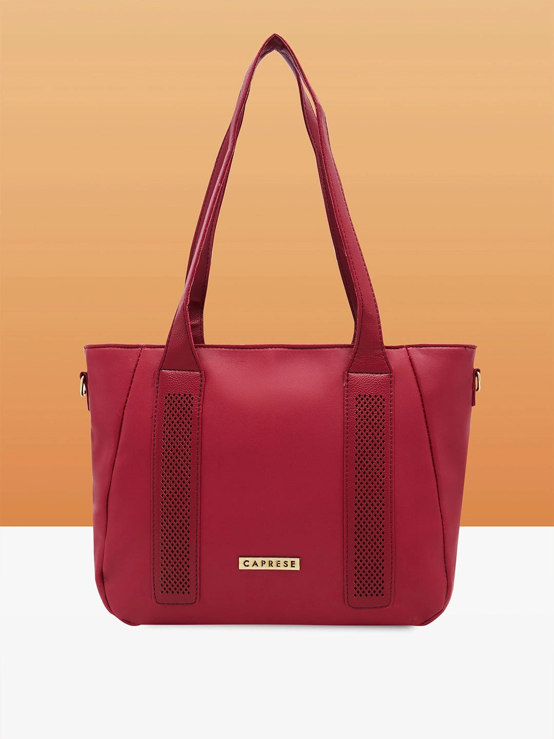 Caprese Aria Medium Plum Satchel Bag