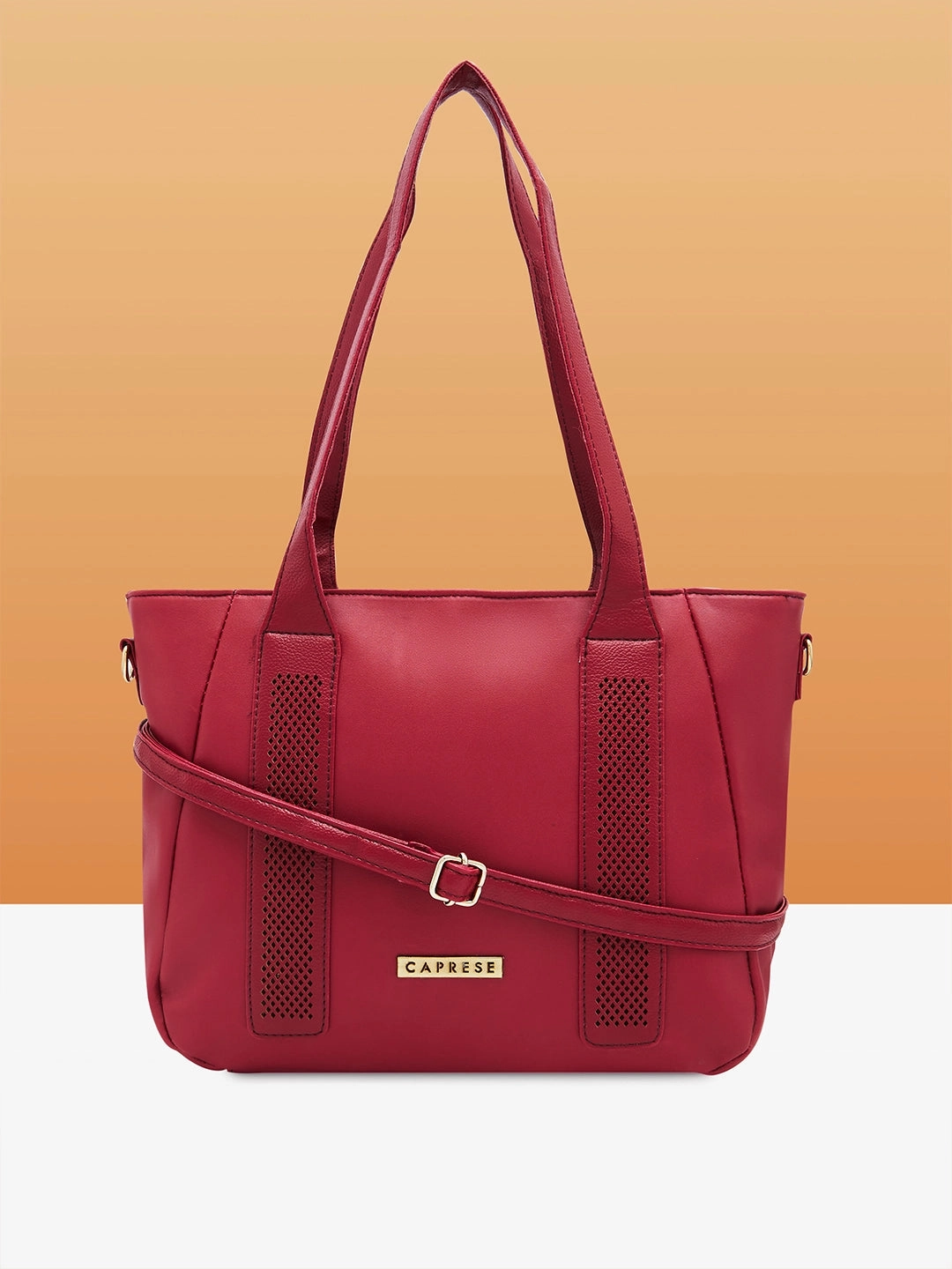 Caprese Aria Medium Plum Satchel Bag