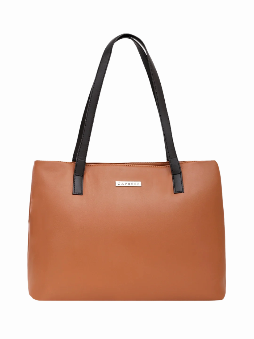 Caprese Arleen Medium Tan Satchel Bag