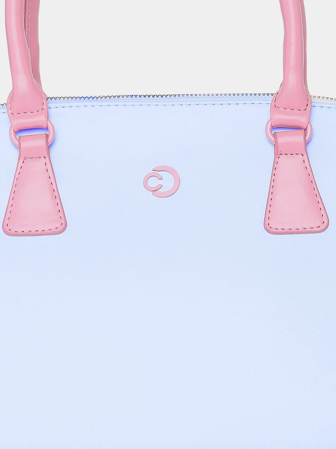 Caprese Aurora Medium Blue Satchel Bag