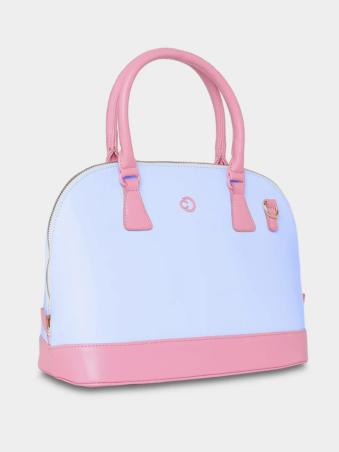 Caprese Aurora Medium Blue Satchel Bag