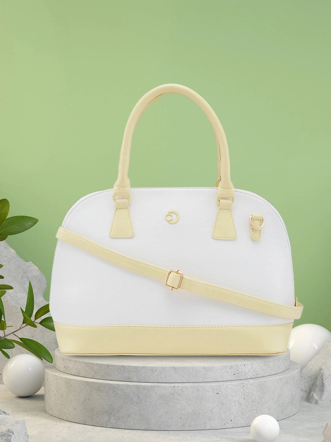 Caprese Aurora Medium Purple Satchel Bag