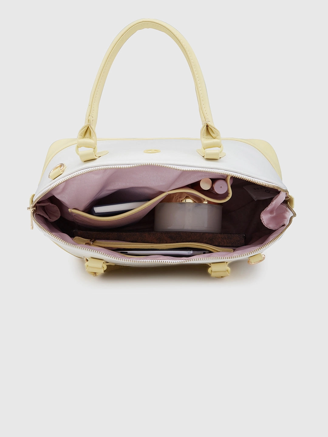 Caprese Aurora Medium Purple Satchel Bag