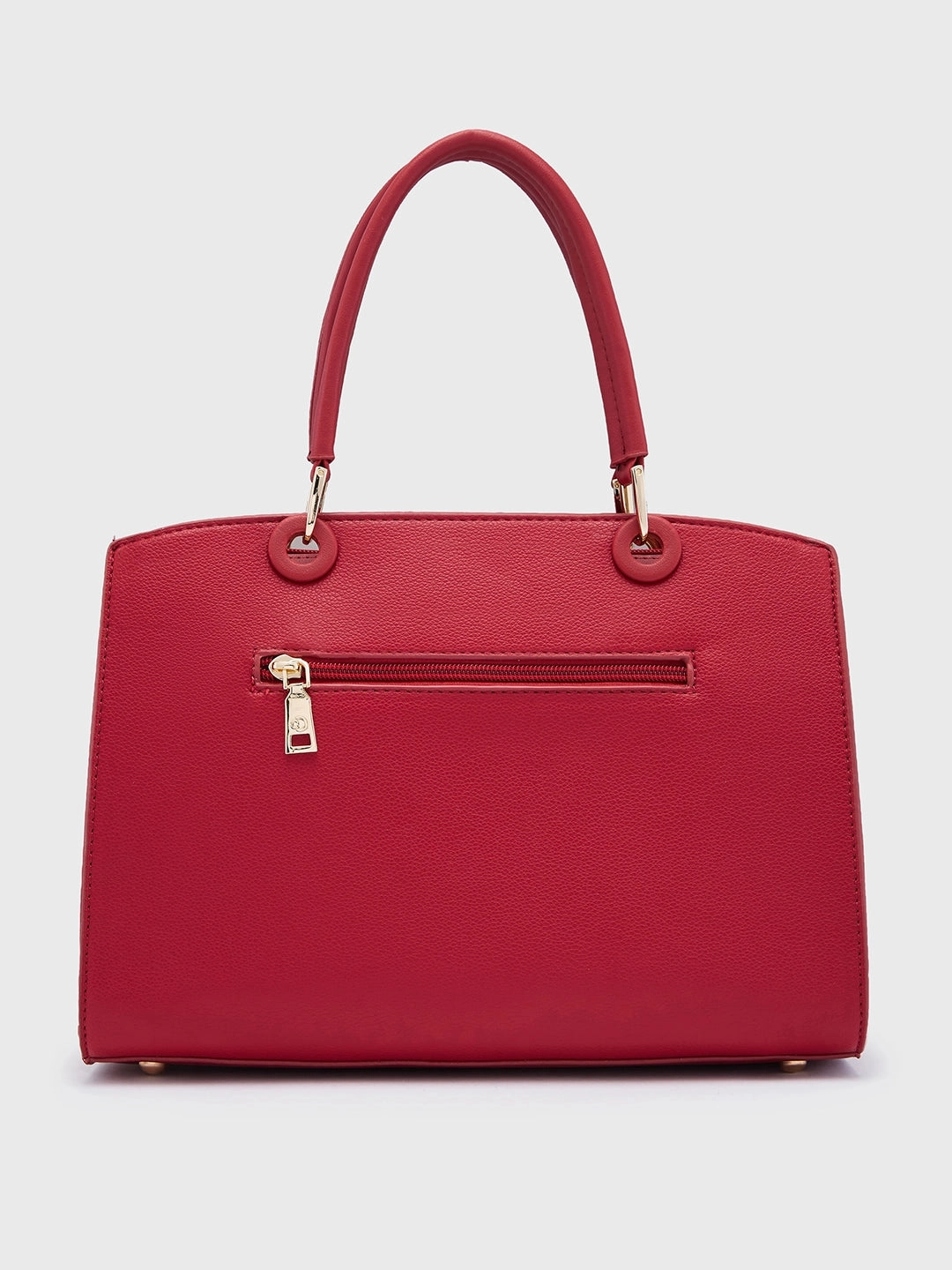 Caprese Brianna Medium Red Satchel Bag