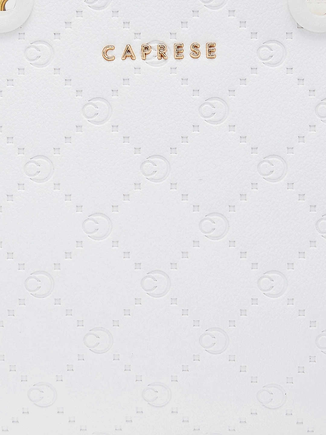 Caprese Brianna Medium White Satchel Bag
