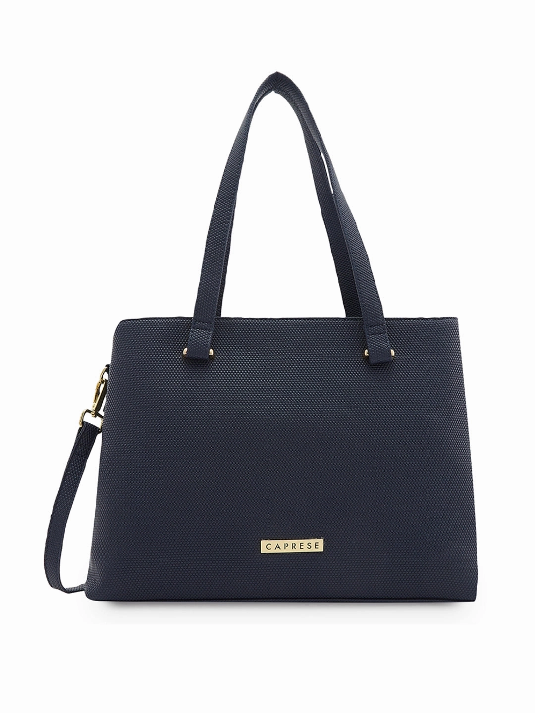 Caprese Cherry Medium Blue Satchel Bag
