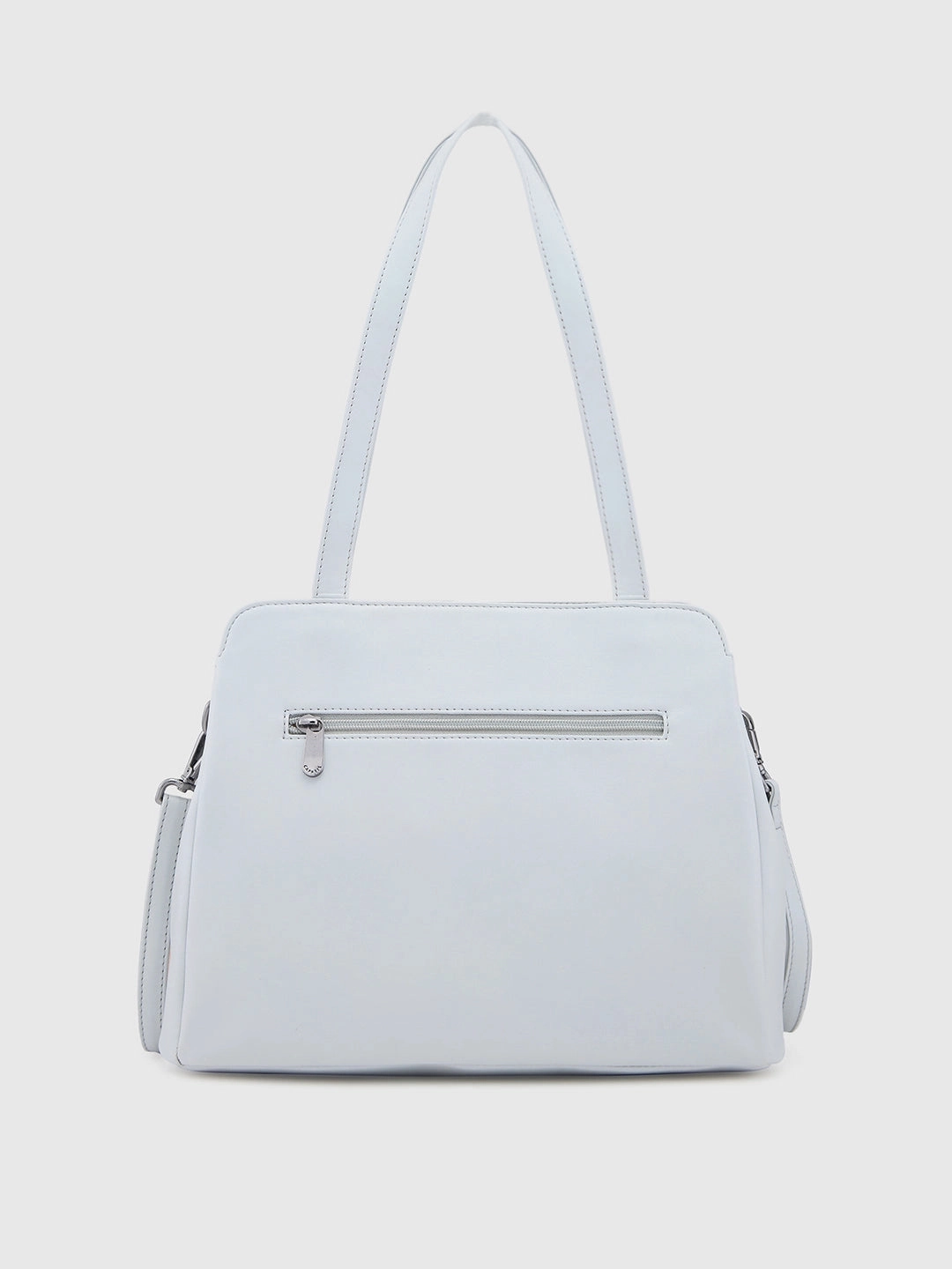 Caprese Chia Medium Light Grey Satchel Bag