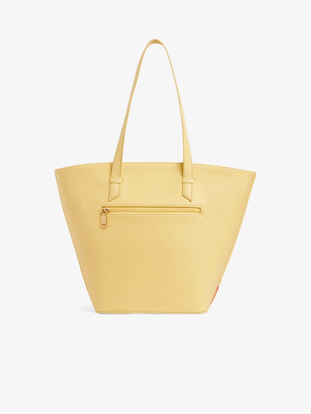 Caprese Chloe Large Yellow Satchel Bag