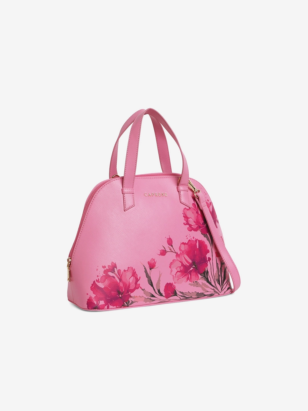 Caprese Chloe Medium Violet Satchel Bag