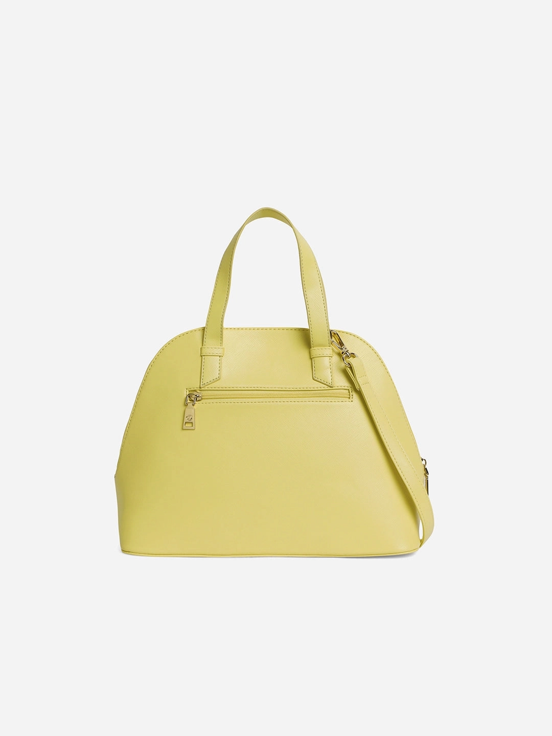 Caprese Chloe Medium Yellow Satchel Bag