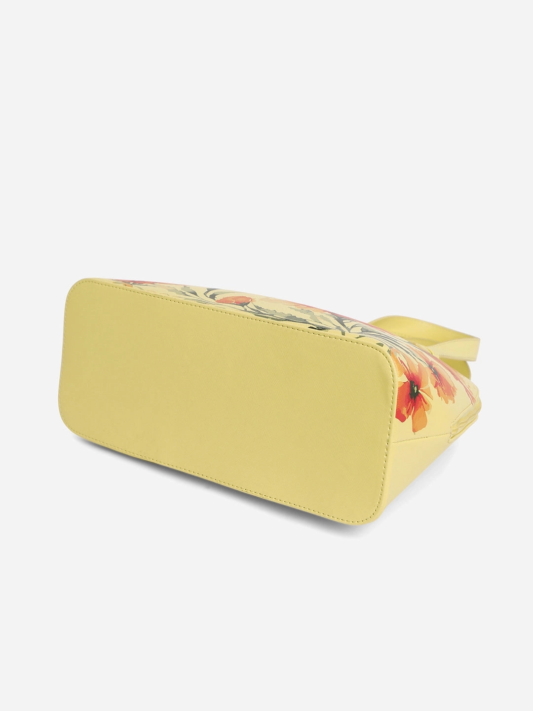 Caprese Chloe Medium Yellow Satchel Bag