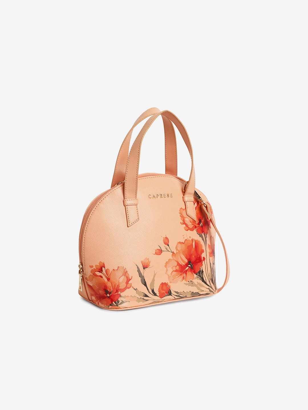 Caprese Chloe Small Orange Satchel Bag