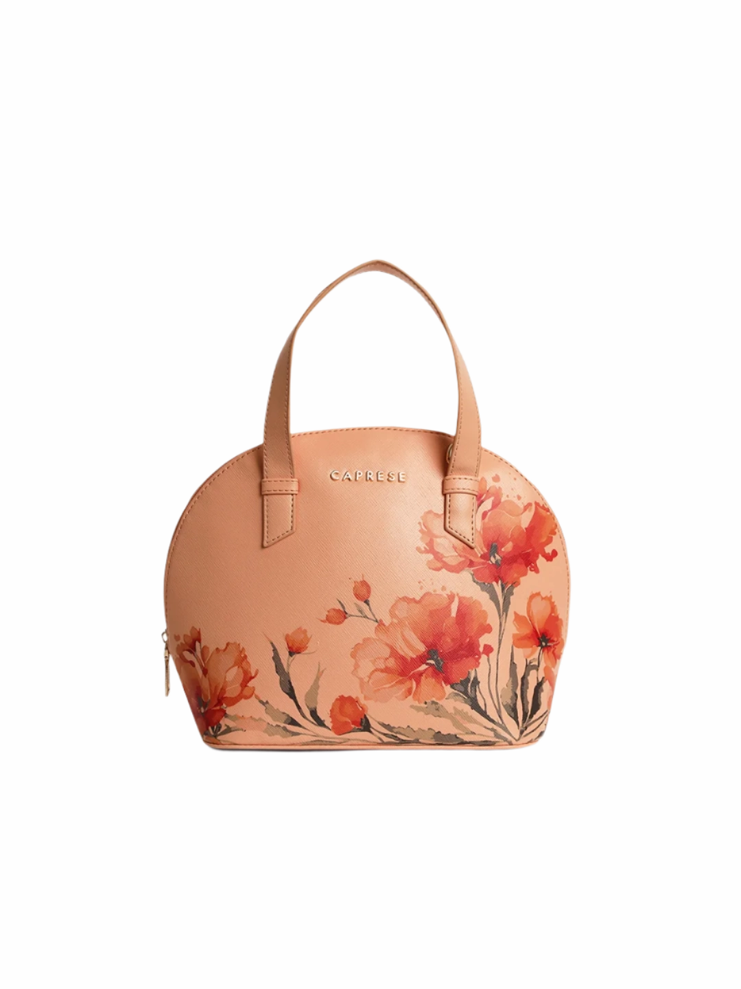 Caprese Chloe Small Orange Satchel Bag