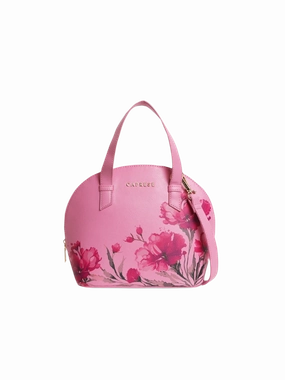 Caprese Chloe Small Violet Satchel Bag