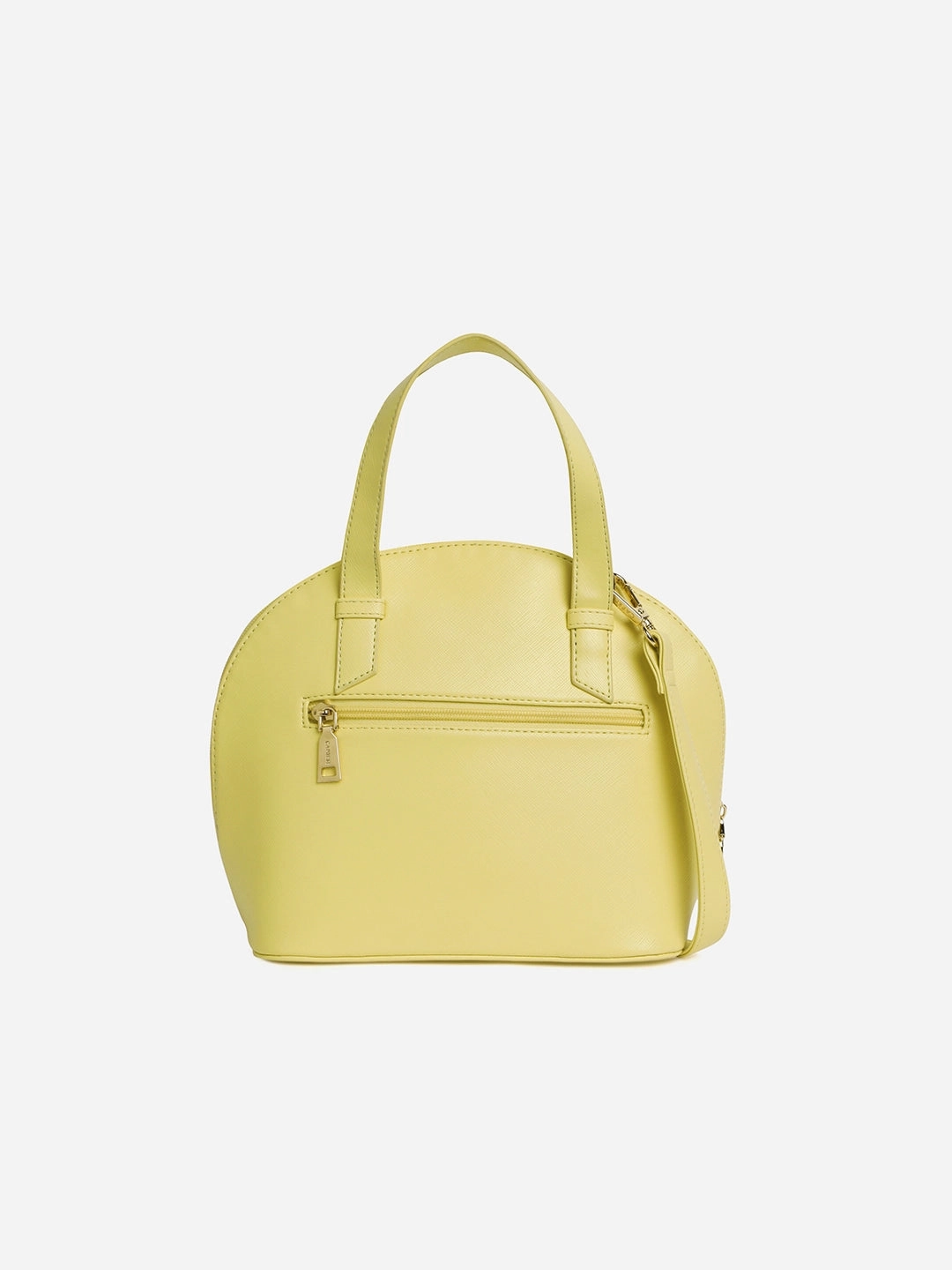 Caprese Chloe Small Yellow Satchel Bag
