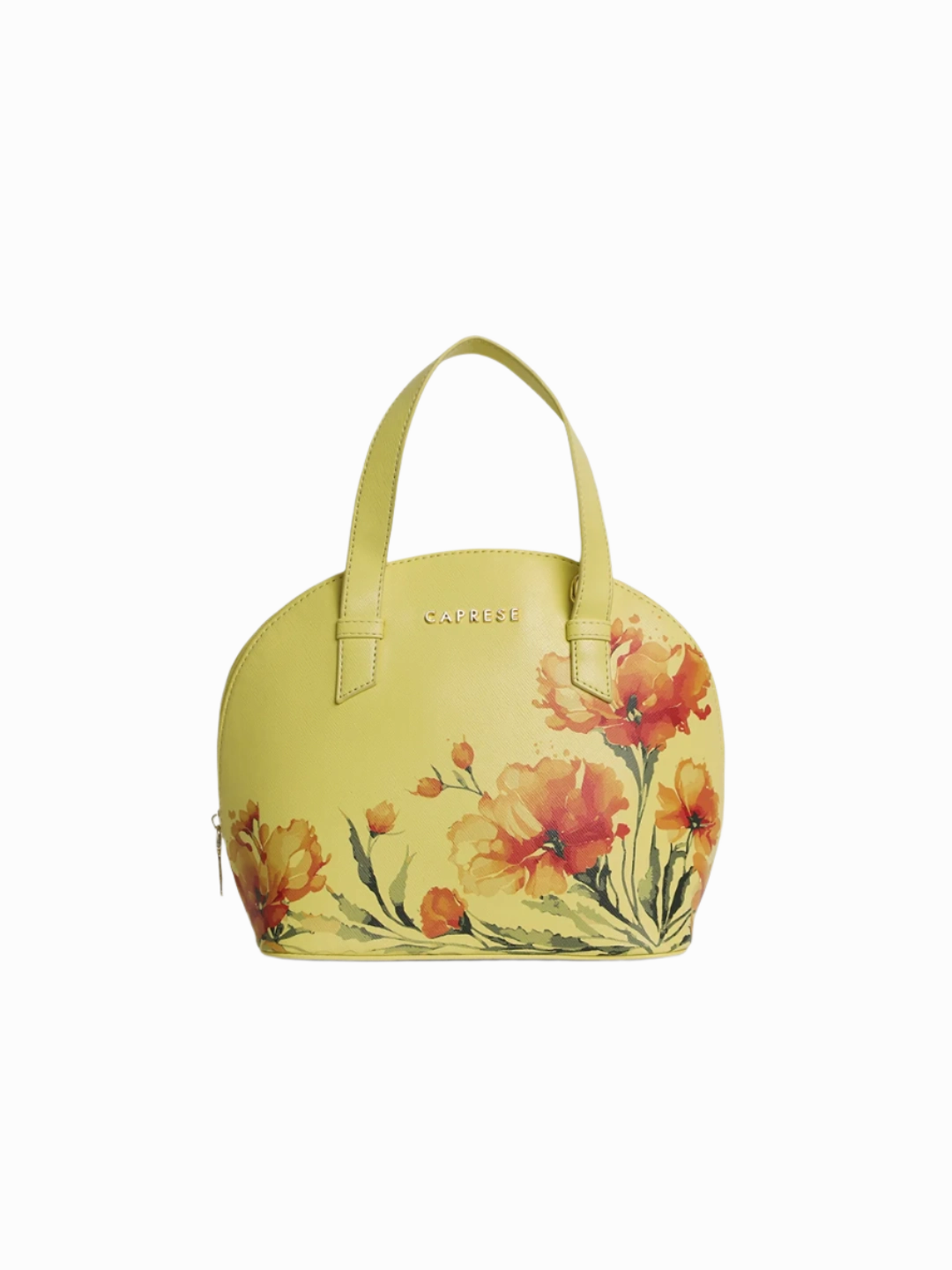 Caprese Chloe Small Yellow Satchel Bag