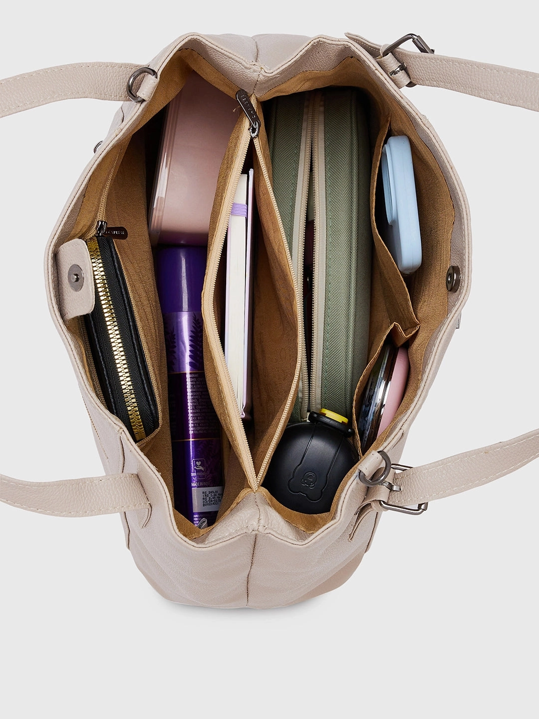 Caprese Coco Large Clay Satchel Bag